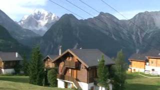 Baergblick Chalet Rosswald Switzerland View [upl. by Cahilly379]