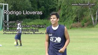 Pro IFX Year Germany player Rodrigo Lloveras signs with semi pro soccer team SG Nürnberg [upl. by Bigot]