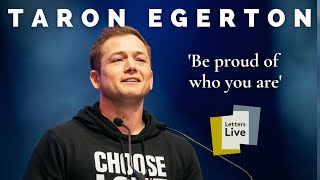 Taron Egerton reads Elton Johns letter of advice to his 16yearold self [upl. by Tergram]