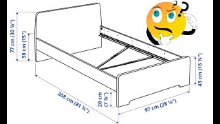 How to Assemble an Askvoll Ikea Bed  ikea ikeafurniture ikeabed [upl. by Urania]