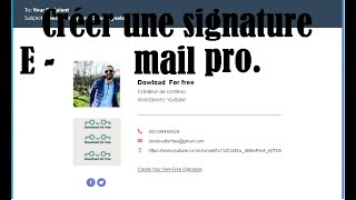 Comment créer une signature email professionnelle [upl. by Fredkin]