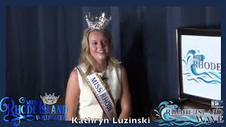 Miss Rhode Island Volunteer Kathryn Luzinski 2024 [upl. by Veradia821]