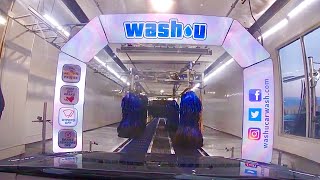 GoPro Car Wash  WASHU Car Wash  Beautiful AVW Tunnel  Carols Stream Location 4K [upl. by Duck]