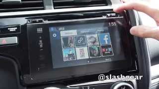 2015 Honda Fit infotainment walkthrough [upl. by Gnuhp436]