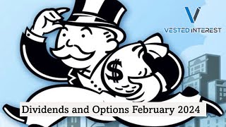 Take the MONEY and run Dividends and Options February 2024 Dividends PassiveIncome Investing [upl. by Amej495]