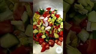 Fattoush  Salad  Arabic  International  Food  World [upl. by Eatnoj344]