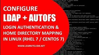 Configure LDAP and Autofs for Login Authentication and Home Directory Mapping [upl. by Repinuj]