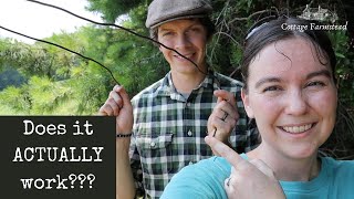 Does it REALLY work Millennials try dowsing for a well [upl. by Nallac462]