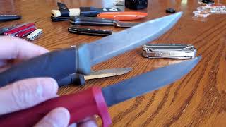 Mora Knife comparison Video  Companion vs Companion Heavy Duty Vs Robust Vs Craftline 511  Carbon [upl. by Reivilo]