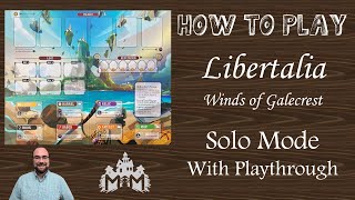 How to Play Libertalia Solo with Playthrough [upl. by Sandi]