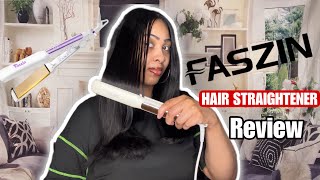 FASZIN Ionic Hair Straightener  Review [upl. by Antoni279]