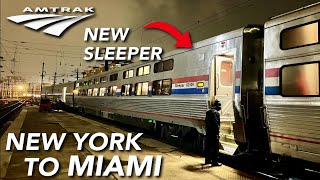 New York to Miami onboard Amtraks BRAND new SLEEPER Viewliner  Silver Meteor [upl. by Fredella]