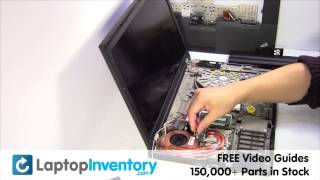 Lenovo ThinkPad W510 T410 FAN Replacement Heatsink Motherboard Laptop Disassemble Take Apart [upl. by Virg]