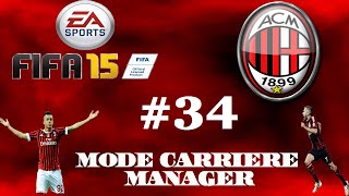 FIFA 15 mode carrière AC Milan ep 34  Linfirmerie se remplie  FRHD [upl. by Ahsiekel]