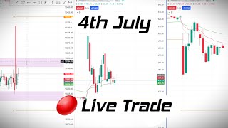 Live Intraday Trading  Scalping Banknifty option  4JULY  banknifty nifty [upl. by Akirat906]