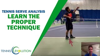 SlowMotion Tennis Serve Analysis  Technique Grip and Backhand Slice [upl. by Clausen]