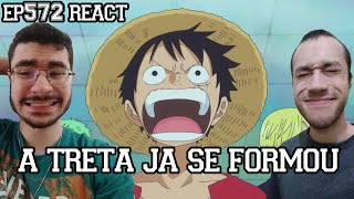 A TRETA JA SE FORMOU  One Piece Episódio 572 REACT [upl. by Rosdniw]