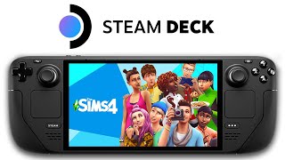 Sims 4 Steam Deck  Ultra 40Hz  Controller Setup  Build Buy Live Modes [upl. by Adiehsar]