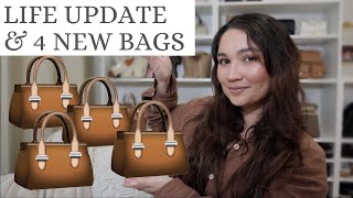 LIFE UPDATE amp REVEALING 4 NEW HANDBAGS Dior amp Senreve [upl. by Aihsekat]