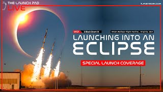 LIVE NASA 3 Rocket Eclipse Launch [upl. by Eilsil]