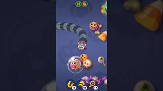 WORMSZONE SNAKE WITH NEW TARGET WITH BIG SNAKE gaming kingsnake bigsnake snakegame wormszone [upl. by Carthy]