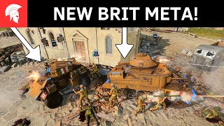 Company of Heroes 3 NEW PATCH NEW BRIT META  British Forces Gameplay  2vs2 Multiplayer [upl. by Ytsur]