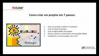 Como criar um projeto em 7 passos  VISILOGIC [upl. by Adnohsak365]