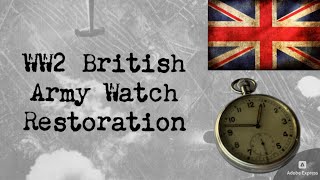 WW2 British Army Pocket Watch Service  80 Years of History [upl. by Willi738]