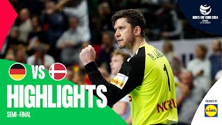 Big final incoming  Germany vs Denmark  Highlights  Mens EHF EURO 2024 [upl. by Nodnalb]