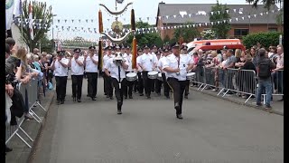 Schützenfest in Grefrath 2024 Parade 1 von 2 Leider musste der Ton für 3 Minuten entfernt werden [upl. by Chesney173]