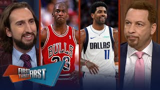 Celtics challenge Jordan’s Bulls Heat Big 3 amp Kyrie Top 10 Wingman Ever  NBA  FIRST THINGS FIRST [upl. by Undry]