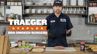 How to Grill Burgers with Matt Pittman from Meat Church BBQ  Traeger Staples [upl. by Silvers]