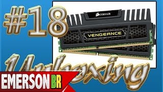 Unboxing  Memória RAM Corsair Vengeance 8GB 1600Mhz 15v Dual Channel DDR3 Memory kit  018 [upl. by Menis438]