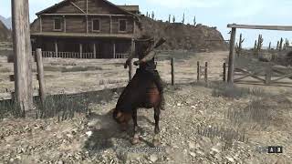 Red Dead Redemption PC  HD Gameplay  Horse Breaking Ridgewood Farm [upl. by Clementius]