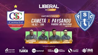 CAMETÁ X PAYSANDU  AO VIVO  PARAZÃO 2024 [upl. by Ahsekahs]