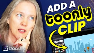 How to EASILY add a Toonly clip to your Doodly Video in LESS than 6 MINUTES  Doodly Tutorial [upl. by Federica]