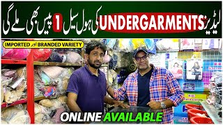 Ladies Undergarments Wholesale Market  Imported Ladies undergarments  Bi Bi Undergarment [upl. by Binnings190]