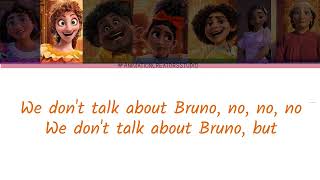 We Dont Talk About Bruno  ColorCoded Lyrics [upl. by Trabue]