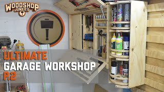 Maximizing Garage Workshop Storage  Spray Paint and Chemical Cans [upl. by Orling]