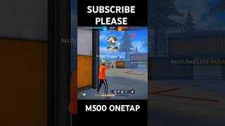 SECRET OF M500 UNSTOPPABLE HEADSHOT WITH M500 TIPS AND TRICKS shorts freefire m500onetap [upl. by Balf]