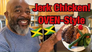 How To Make Authentic Jerk Chicken Oven Style [upl. by Nedyarb]