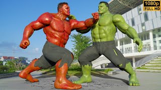 What If Red Hulk Appears amp Fights Hulk 2024  The Great War After The Ultron Era HD [upl. by Mcconnell]