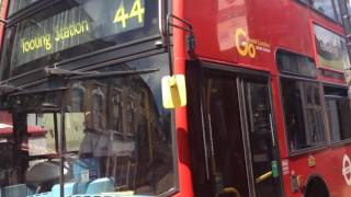 Bus Route 44 at Wandsworth Town Station LX57CJY [upl. by Vudimir336]