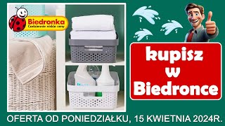 𝐁𝐈𝐄𝐃𝐑𝐎𝐍𝐊𝐀 🐞  Nowa Oferta od Poniedziałku 15042024  Kupisz w Biedronce [upl. by Teragramyram]