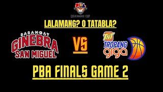 LIVE ginebra vs tnttropanggiga  PBA Game 2 Finals  Governors Cup [upl. by Mikkanen]