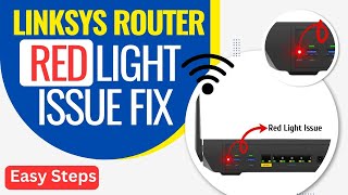 Linksys Router Red Light Issue Fix [upl. by Brighton]