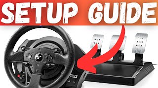 How To Setup Thrustmaster Wheel On PC  Easy And Quick Guide [upl. by Arded369]