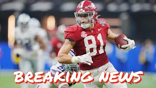 49ers Draft Alabama Tight End Cameron Latu with Pick 101 [upl. by Ioyal]