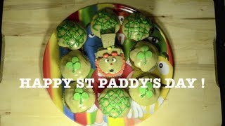 Recette Saint Patricks day Cupcakes  Leprechaun Amande Amère et Thé Matcha [upl. by Alexis]