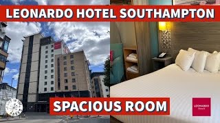 Leonardo Hotel Southampton Review  PreCruise Stay  HUGE Room  With Breakfast and Dinner [upl. by Acsirp]